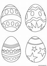 Easter Coloring Eggs Pages Simple Printable Egg Print Colouring Color Easy Drawing Template Sheets Supercoloring Line Drawings Arts Heart Book sketch template