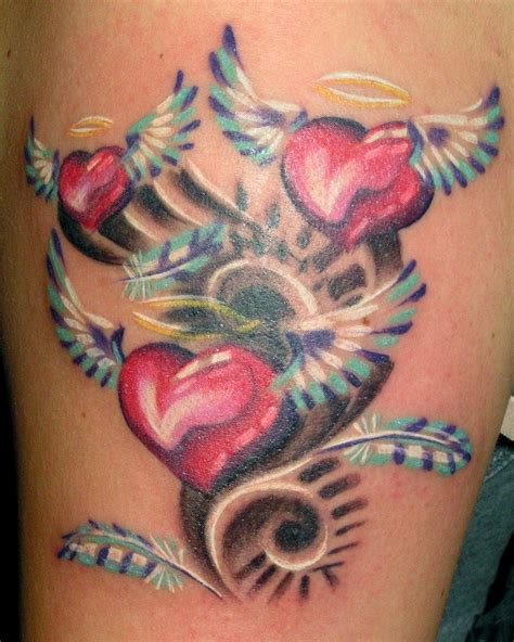heart  angel wings tattoo angel tattoo design studio heart wings