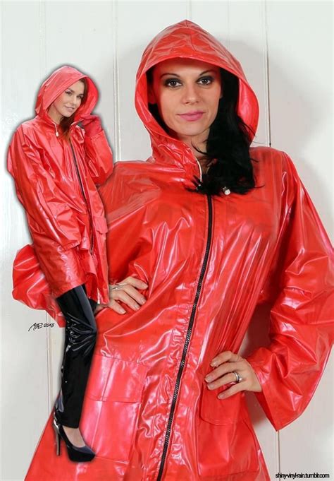 vinyl rain vinyl clothing pvc raincoat pink raincoat