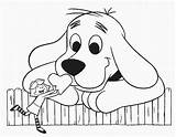 Clifford Coloring Pages Dog Big Red Puppy Printable Print Getcolorings Pa sketch template