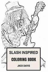 Guitarist Melody Slash Ma Coloring Inspired Rock Book sketch template