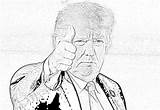 Trump Coloring Pages President Donald Filminspector Downloadable Foreign Attempted Affairs Nuclear Remove Has sketch template
