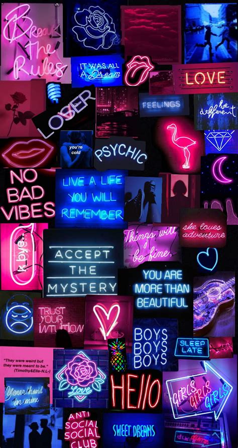 neon backgrounds  girls