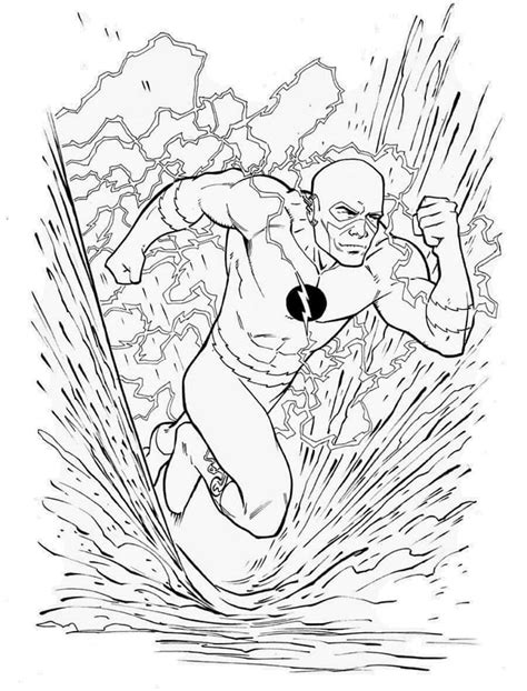 running flash coloring page  print  color