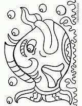 Coloring Fish Pages Bass Popular Printable sketch template