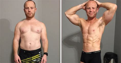 Man Transforms Dad Bod Into Six Pack In Just 18 Weeks This Is How He