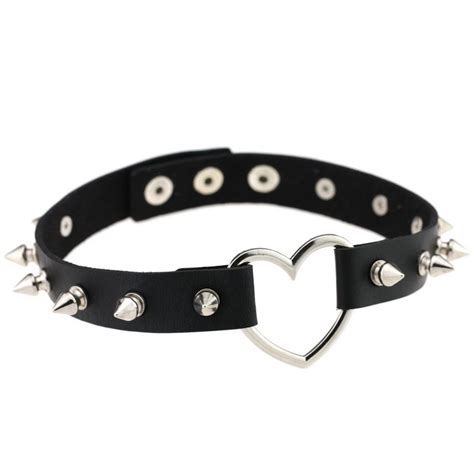 choker andoni in 2020 with images heart choker collars women choker necklace leather heart