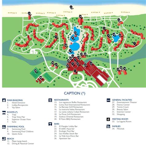 resort map tryp cayo coco cayo coco cuba