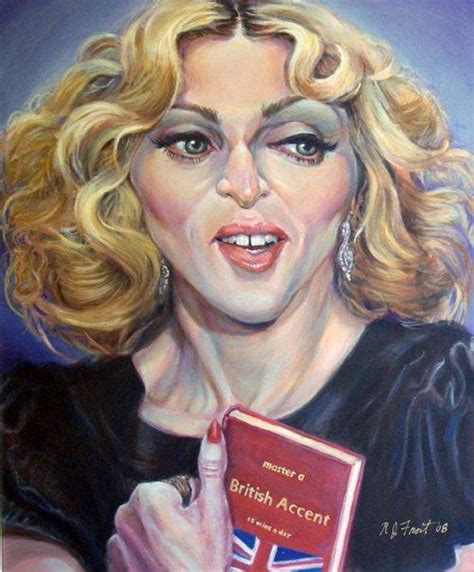 madonna by richard j frost caricature sketch funny