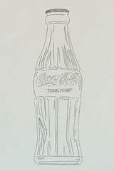 Drawing Bottle Cola Coca Coke Pencil Soda Bottles Warhol Andy Drawings Google Outline Coloring Draw Object Pages Croquis Sketches Buscar sketch template