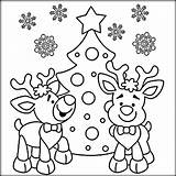 Reindeer Coloring Christmas Pages Merry Colouring Say Festival Drawing Getdrawings Getcolorings Printable Print Color Colo Colorings sketch template