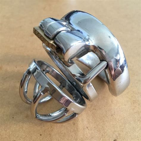 Latest Design Stainless Steel Male Chastity Device Adult Cock Cage With