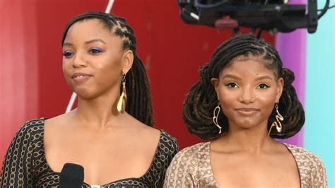 halle bailey claps back after someone calls chloe overhyped