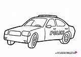 Policia Coche sketch template