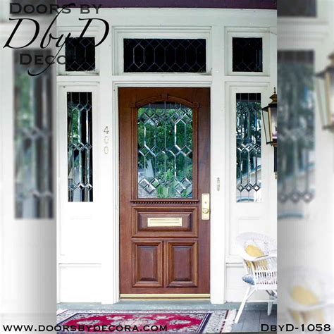 custom leaded glass replacement door exterior entry doors  decora