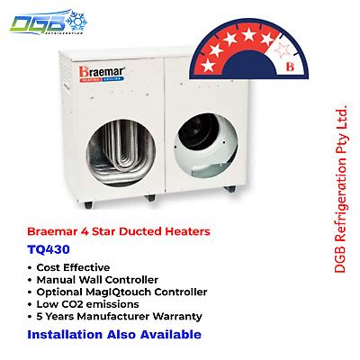 braemar  star tq kw internalexternal ducted gas heater natural gas ebay