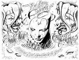 Chicano Boog Masken Tatuajes Gangsta Mascaras Tätowierungen Bocetos sketch template