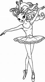 Ballerina Getcolorings Colorear Elephant Dancer Getdrawings Tulamama Wecoloringpage sketch template