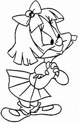 Coloring Tiny Pages Toons Elmyra Duff Tunes Looney Character Tta Acorn Sheets Jamie Hare Angel Drawing Template sketch template