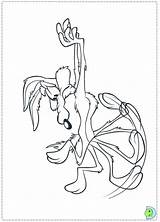 Coyote Wile Dinokids Looney Tunes Wiley sketch template