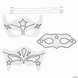 Masks Superhero Color Own Oriental Trading Crafts Orientaltrading Mask Dozen Per Supplies Party Sold sketch template