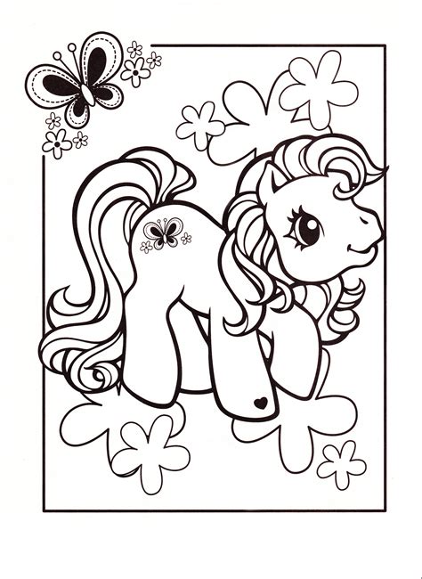 pretty pony coloring sheets coloring pages