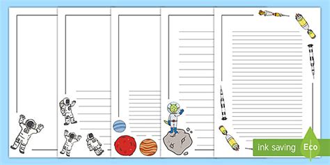 space page border pack twinkl resources teacher