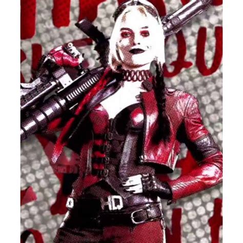 2021 the suicide squad 2 harley quinn red choker necklace margot robbie