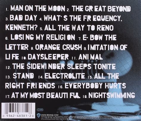 Cd Album R E M In Time The Best Of Rem 1988 2003 Ebay