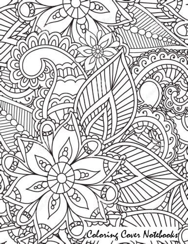 alicenele  coloring cover notebook blossom notebook  note
