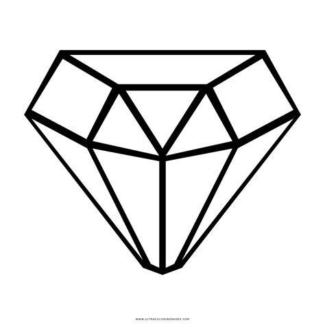 diamond coloring page coloring pages