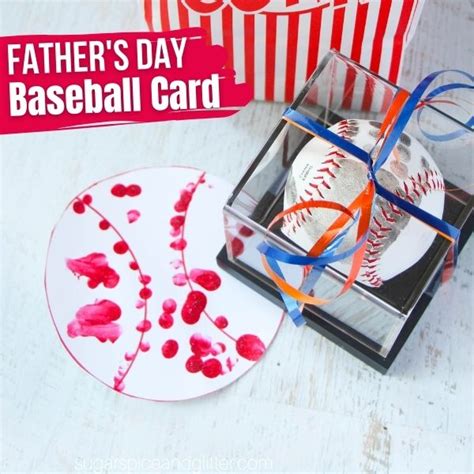 Father S Day Baseball Card ⋆ Sugar Spice And Glitter