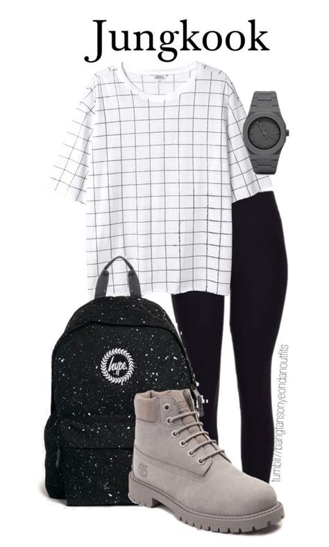 bts school inspired jungkook by bangtanoutfits on polyvore