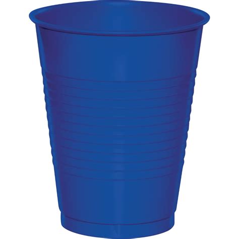 club pack   cobalt blue disposable drinking party cups  oz