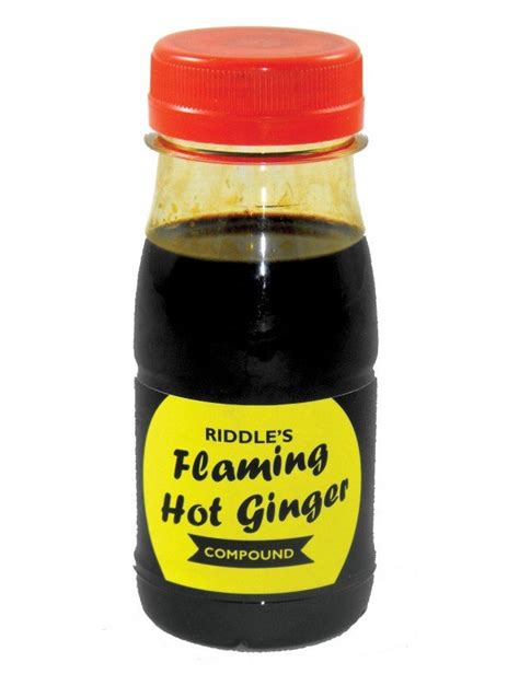 Riddles Flaming Hot Ginger Compound 125ml For Cordial Beer And Wine