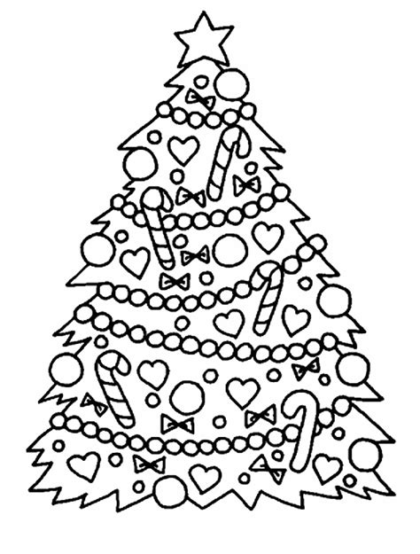 coloring activity pages christmas tree coloring page