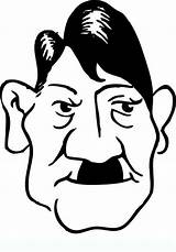 Hitler Coloring Pencil Pages Sketch Template sketch template