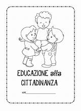 Educazione Civica Cittadinanza Infanzia Maestra Schede Quaderno Scheda sketch template