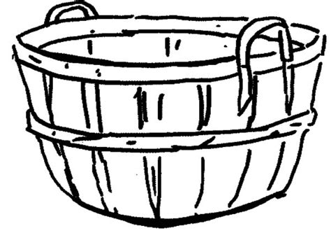 picnic basket coloring page coloring pages