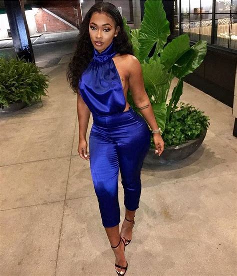 Royal Blue Sexy Halter Backless Women Rompers One Pieces Jumpsuit Club