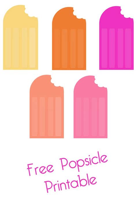 popsicle printable template printable word searches