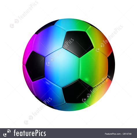 games with ball rainbow soccer football ball stock illustration i2614748 at featurepics