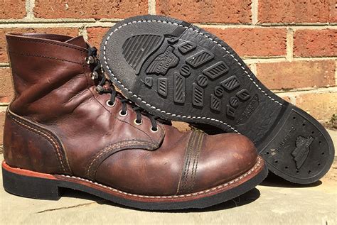 red wing 8111 iron ranger 3 years fade of the day