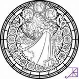Coloring Pages Disney Glass Stained Mandala Hearts Kingdom Princess Line Mandalas Amethyst Akili Credit Sheets Beauty Please Color Coloringstar Kids sketch template