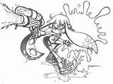 Coloring Splatoon Pages Printable Popular sketch template