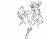 Barton Clint Coloring Pages Weapon Another sketch template