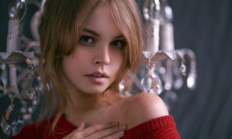 Models Anastasiya Scheglova Blonde Face Girl Model Russian Woman