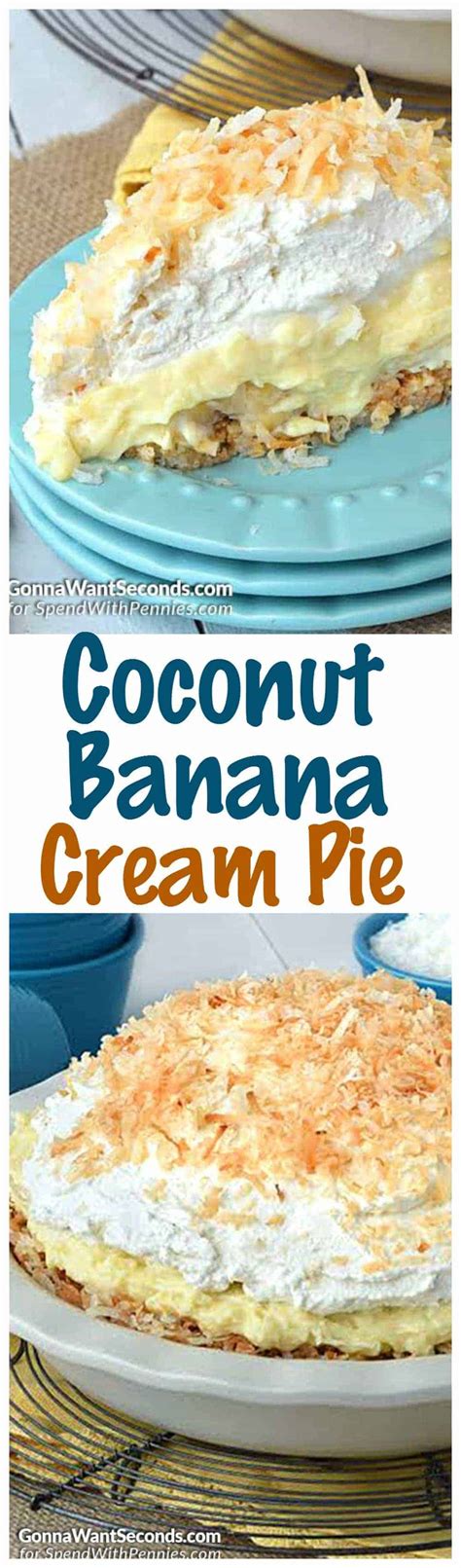 coconut banana cream pie spend with pennies