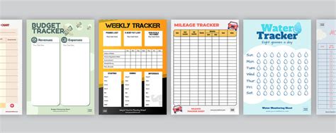 tracker templates  customize