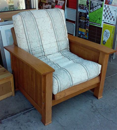 uhuru furniture collectibles sold  mission oak futon chair